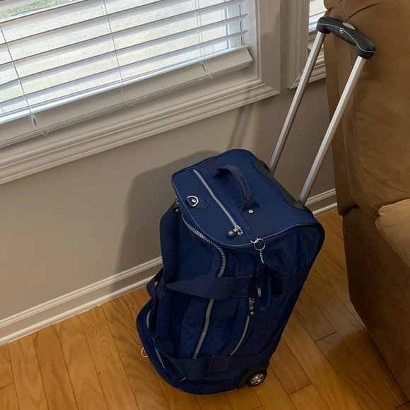 Kipling Navy Blue Duffle Luggage Bag - Picture 7 of 17